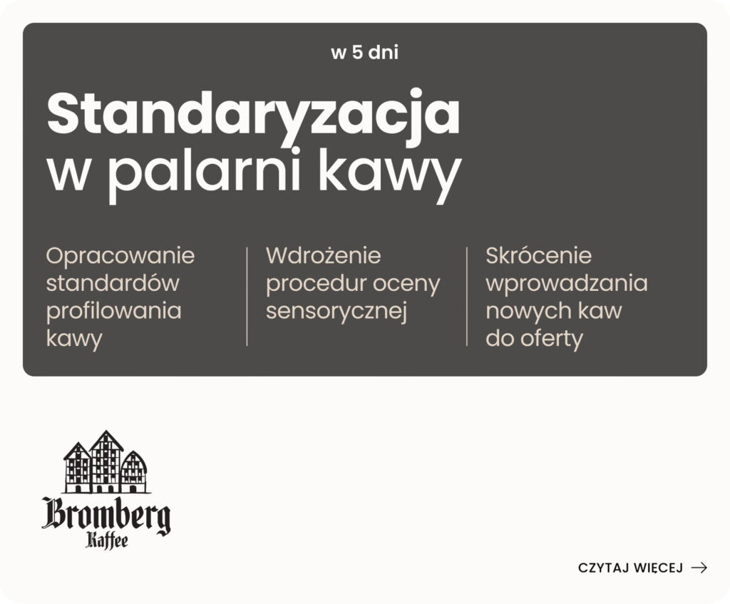 Bromberg Cafe – standaryzacja procesu wypalania kawy i kontroli jakości
